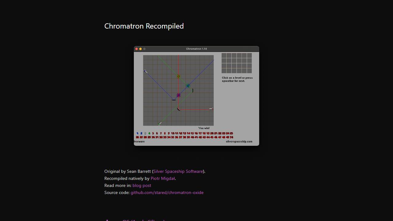 Chromatron Recompiled screenshot