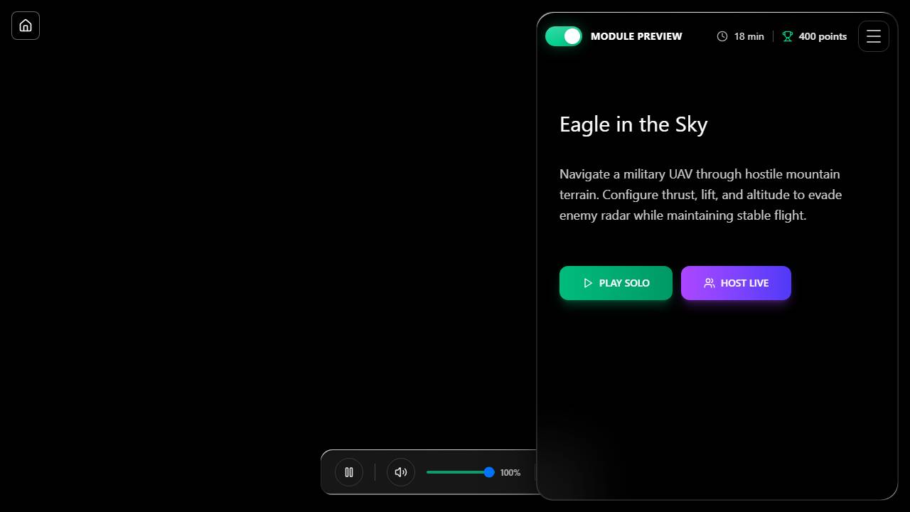 Eagle in the Sky screenshot