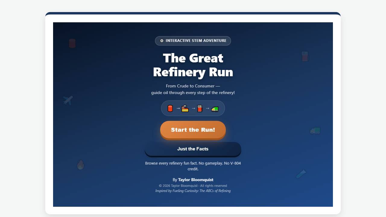 The Great Refinery Run screenshot