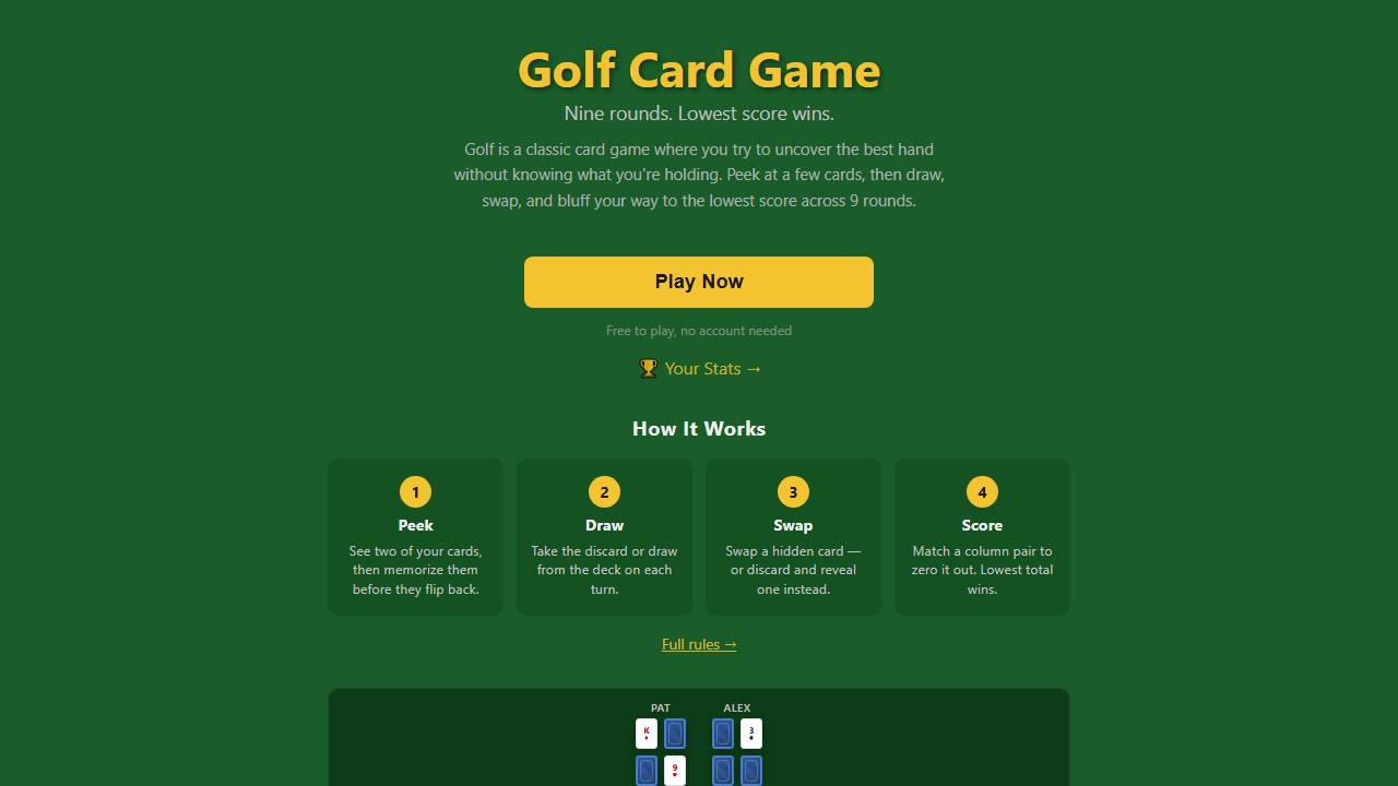 Golf screenshot