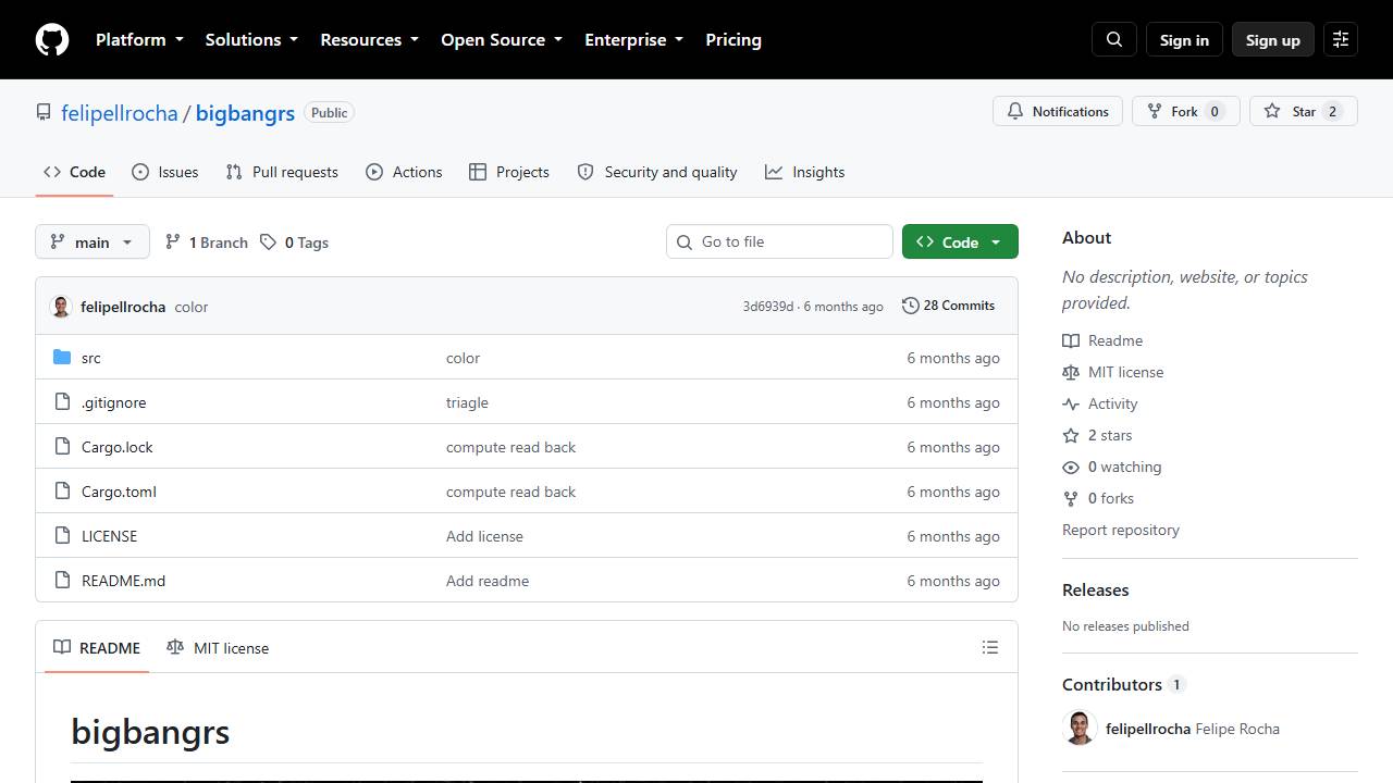 BigBangrs screenshot