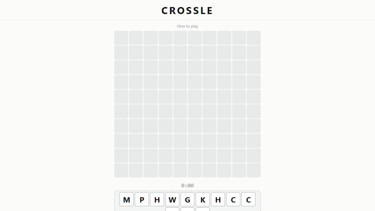 Crossle screenshot