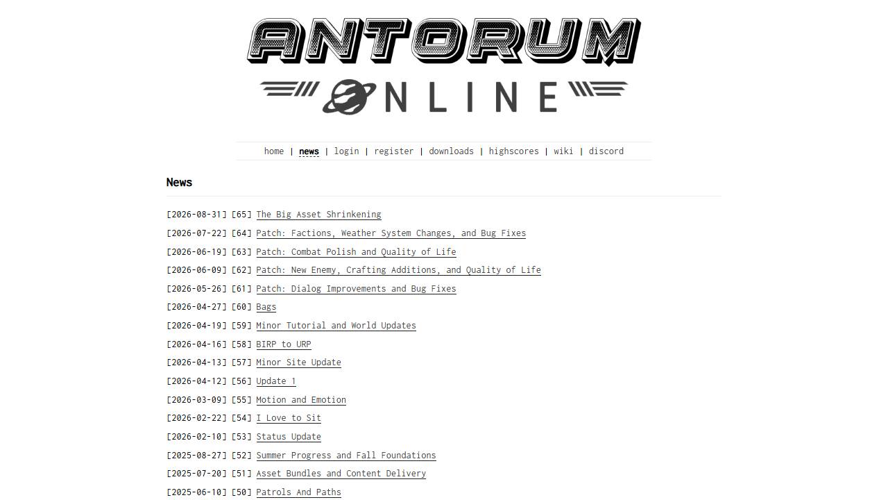Antorum Online screenshot