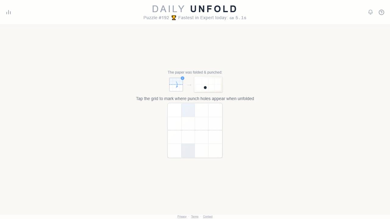 Daily Unfold screenshot