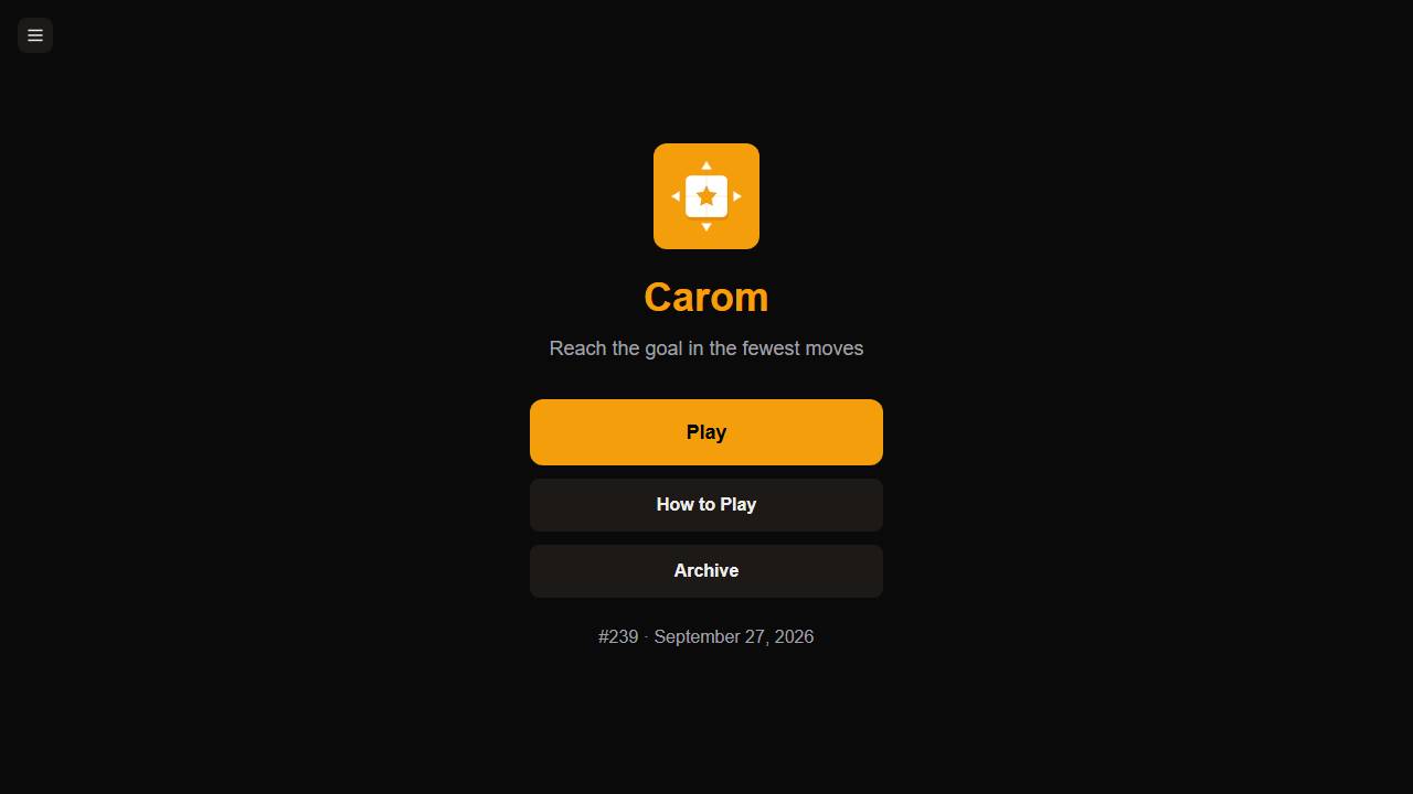 Carom screenshot