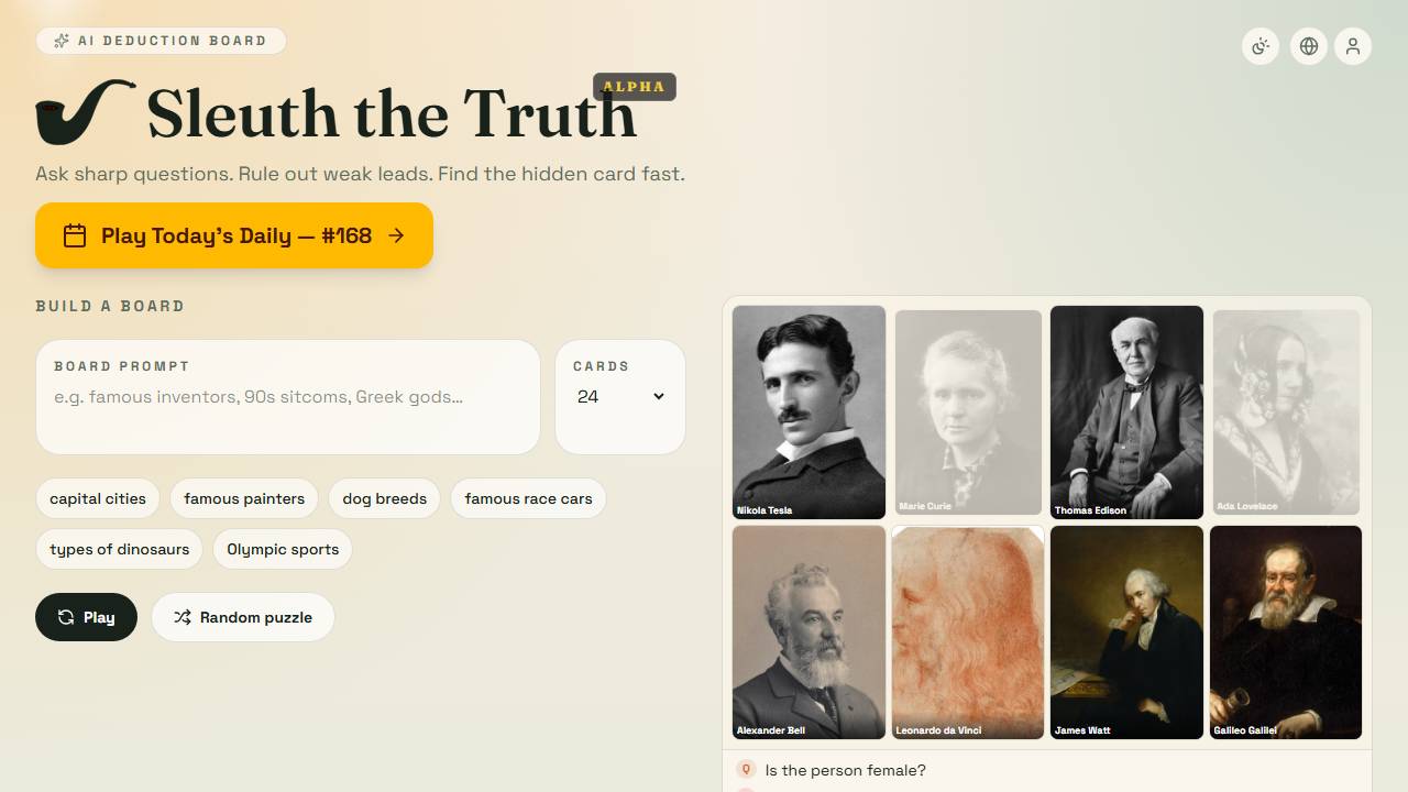 Sleuth the Truth screenshot