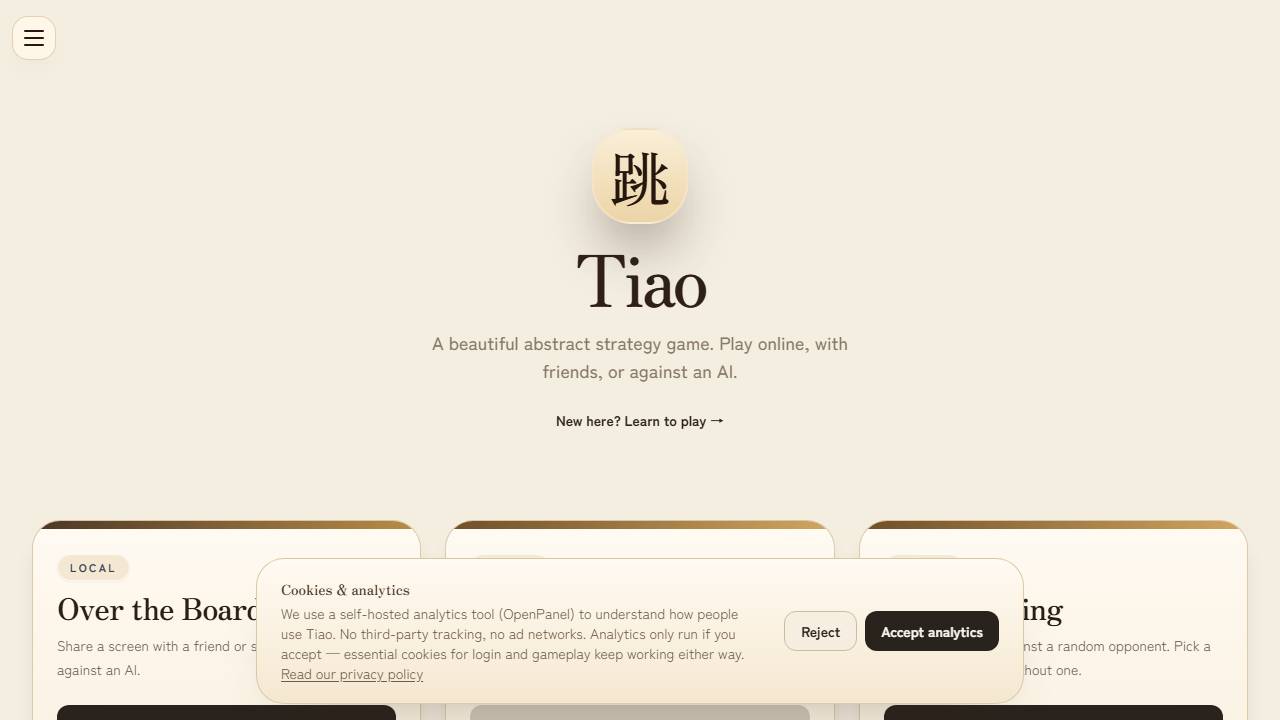 Tiao screenshot