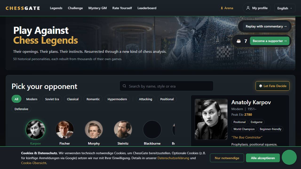 ChessGate screenshot