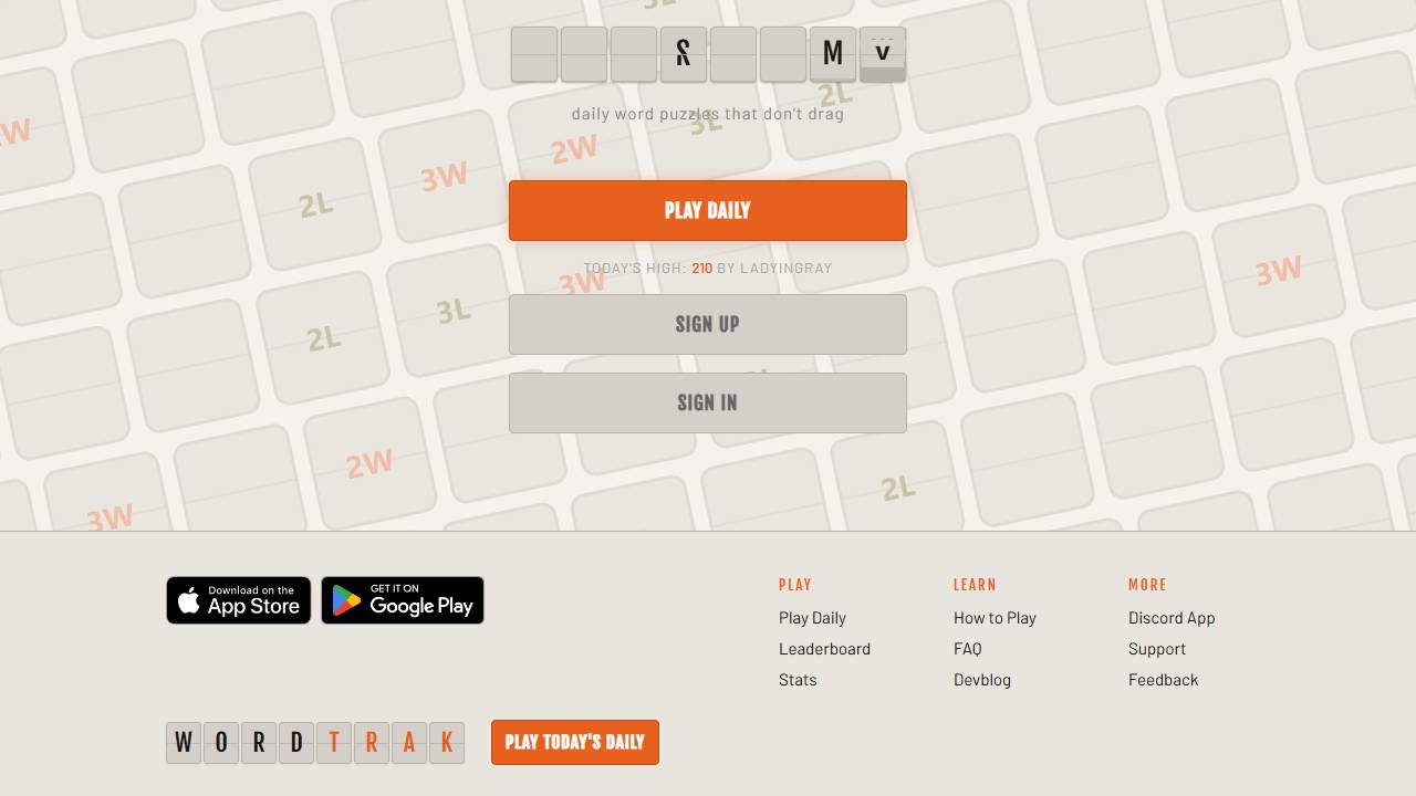 Wordtrak screenshot