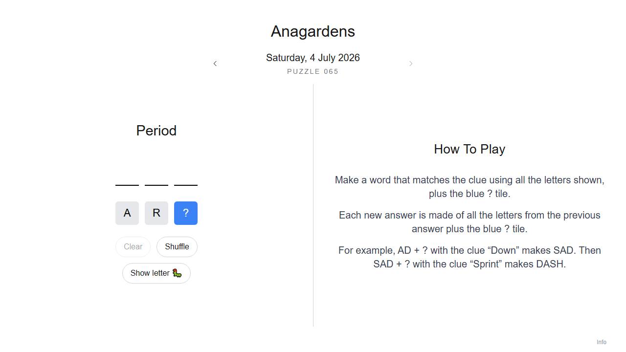 Anagardens screenshot