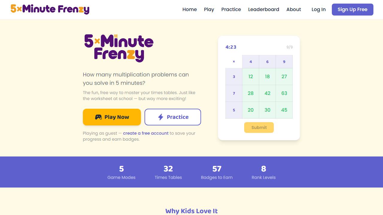 5 Minute Frenzy screenshot