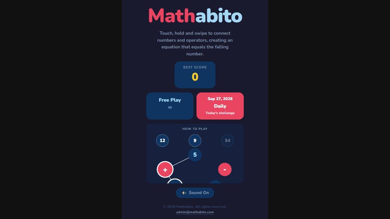 Mathabito screenshot