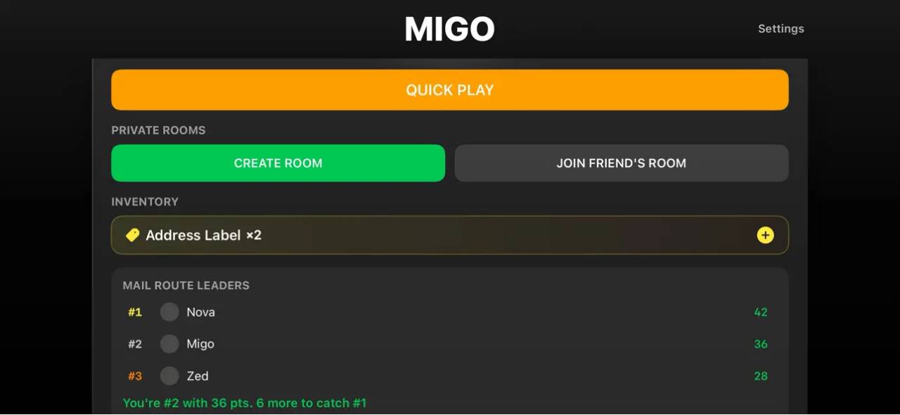 Migo Games screenshot