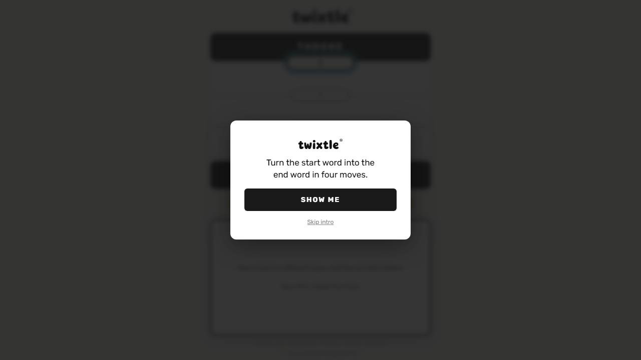 Twixtle screenshot