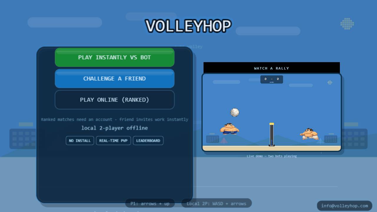 VolleyHop screenshot