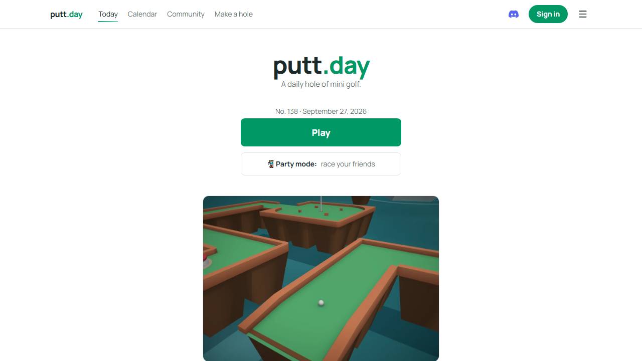 Putt.day screenshot