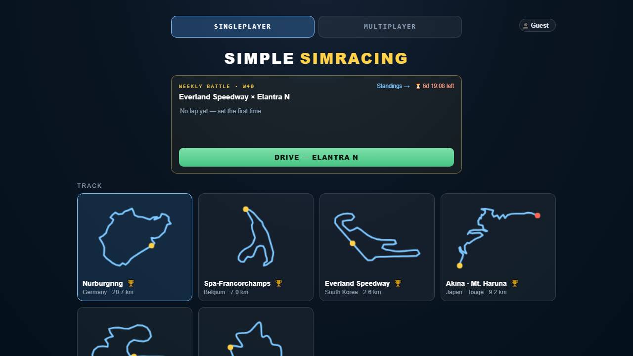 Simple Simracing screenshot