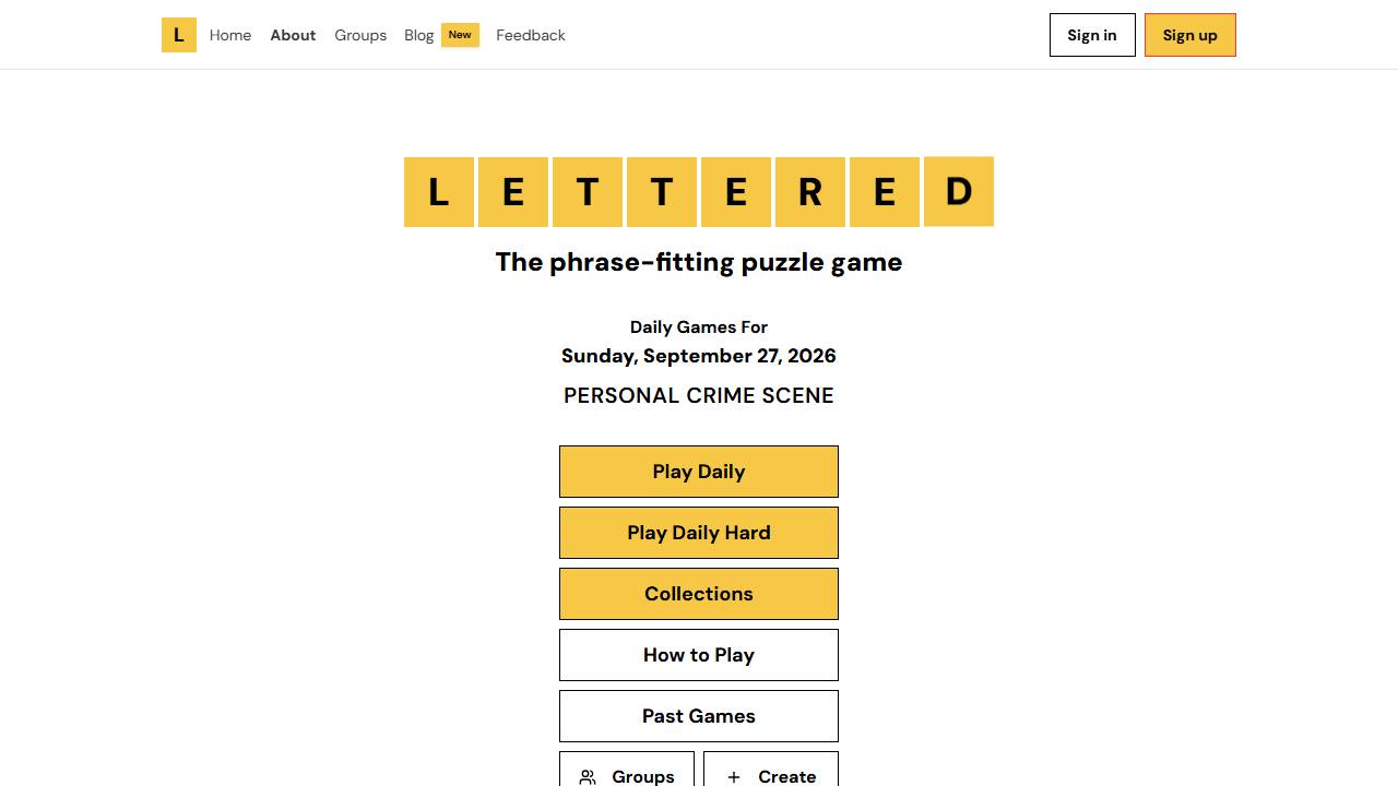 Lettered screenshot