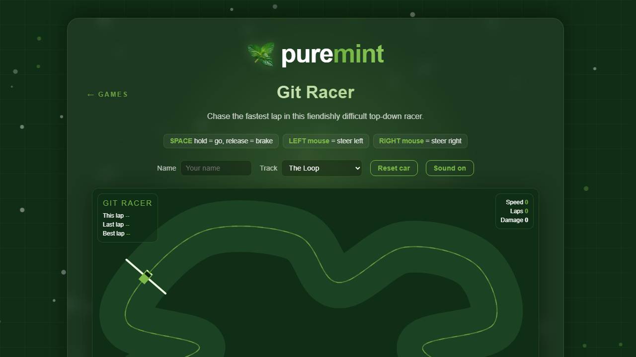 Git Racer screenshot