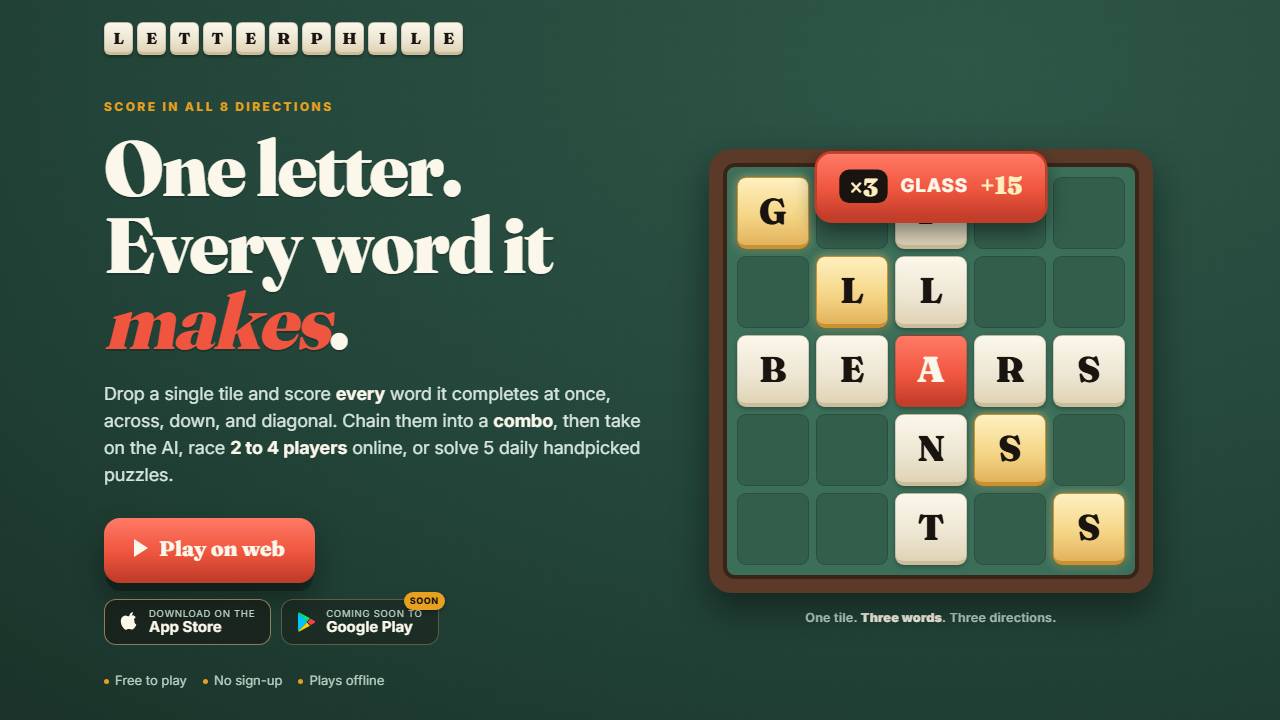 Letterphile screenshot