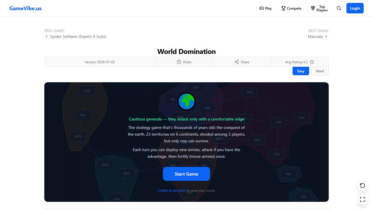 World Domination screenshot