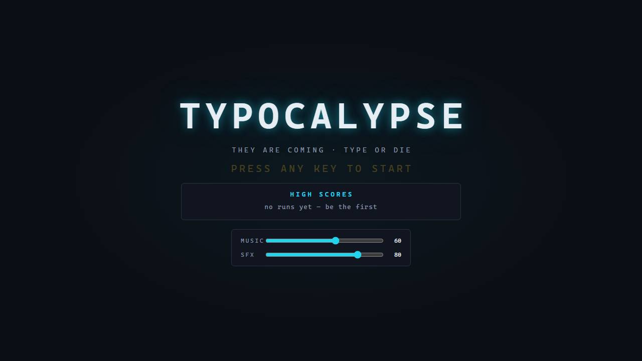 Typocalypse screenshot