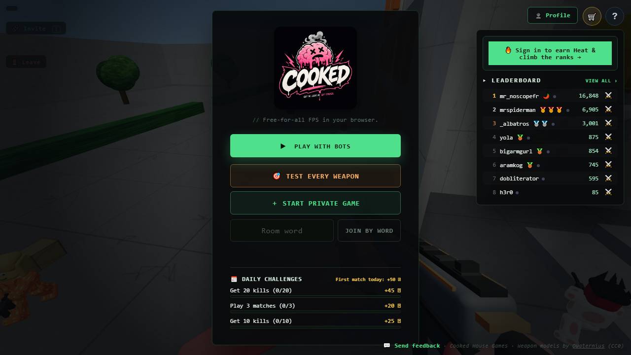 Cooked screenshot