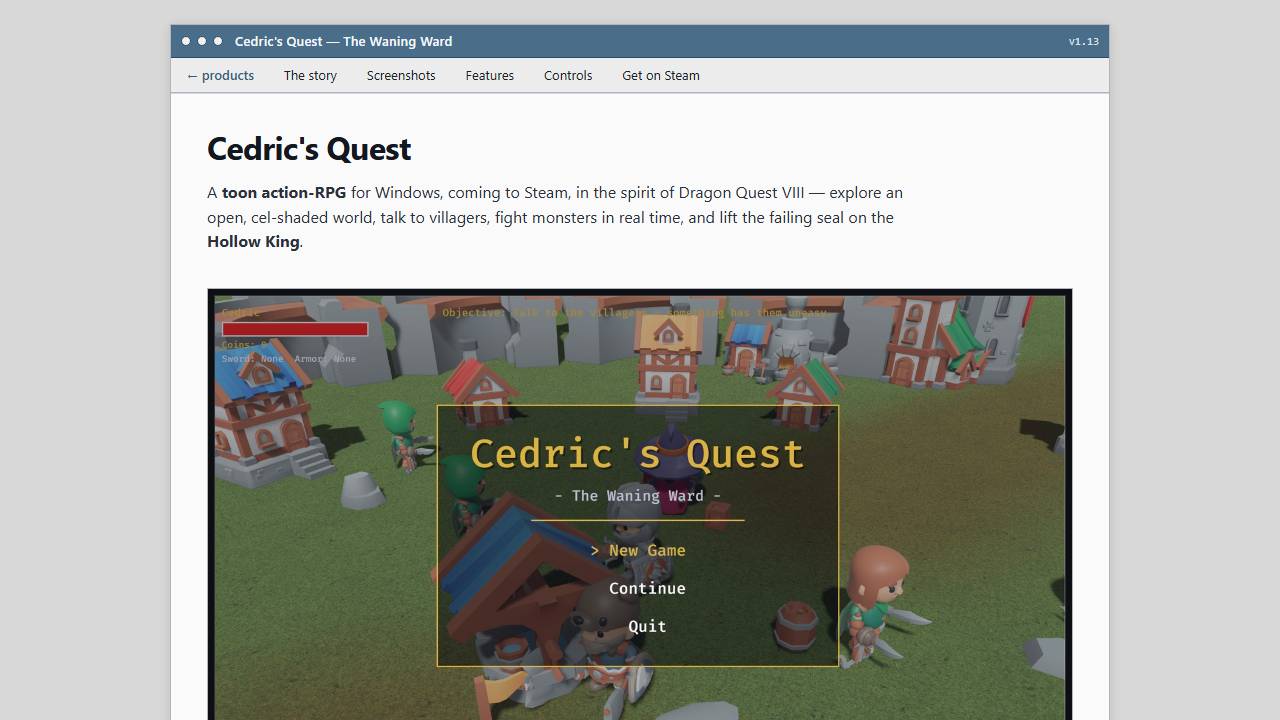 Cedric's Quest screenshot