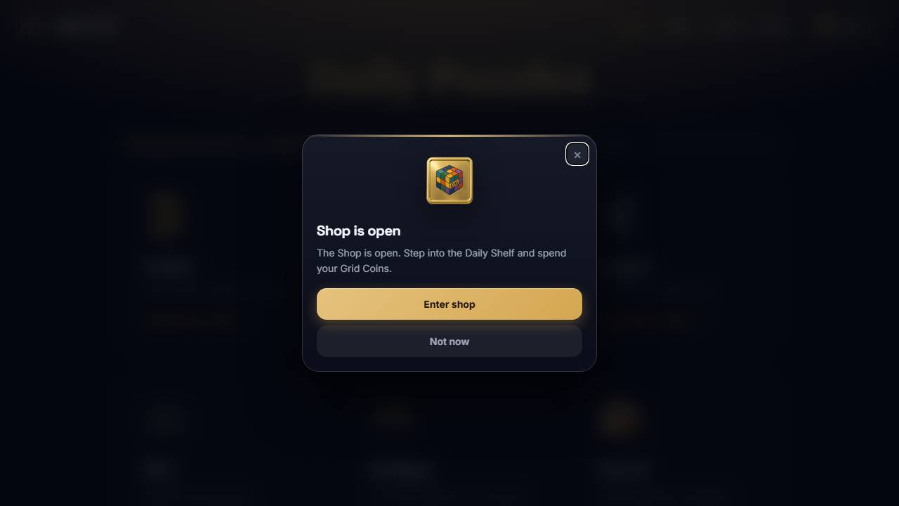 Twelve FREE daily logic puzzles screenshot