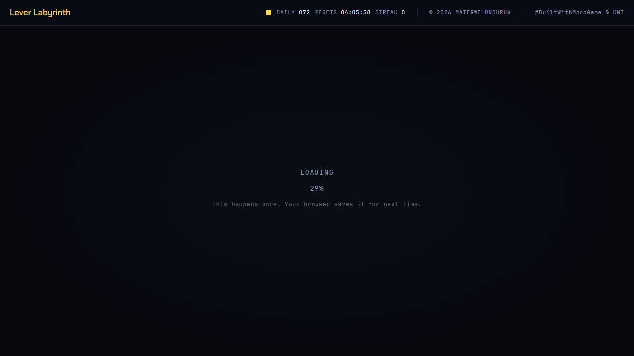 Lever Labyrinth screenshot