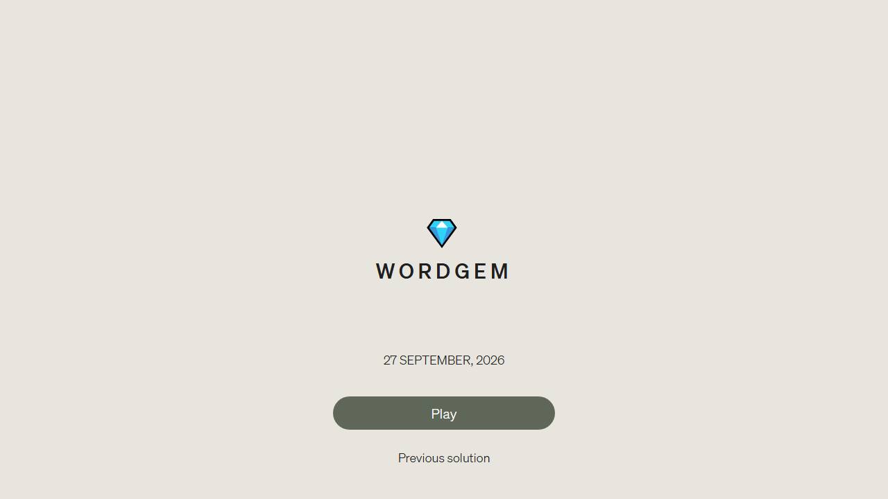 Wordgem screenshot