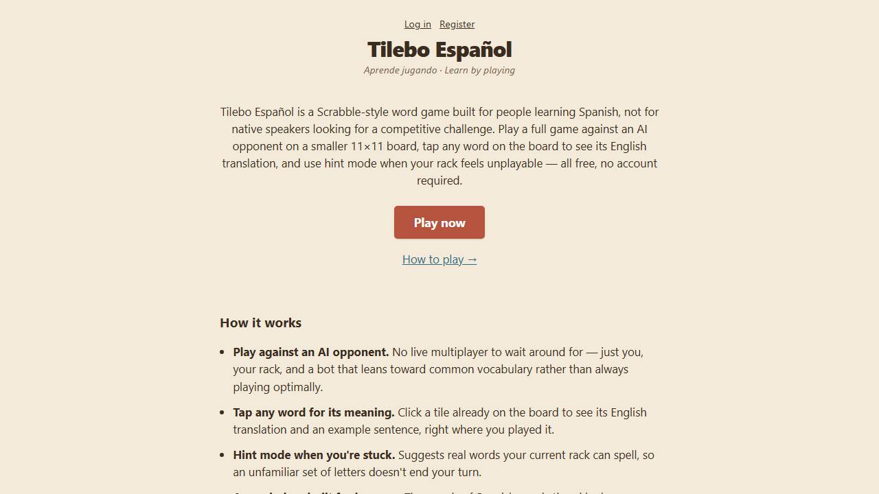 Tilebo screenshot