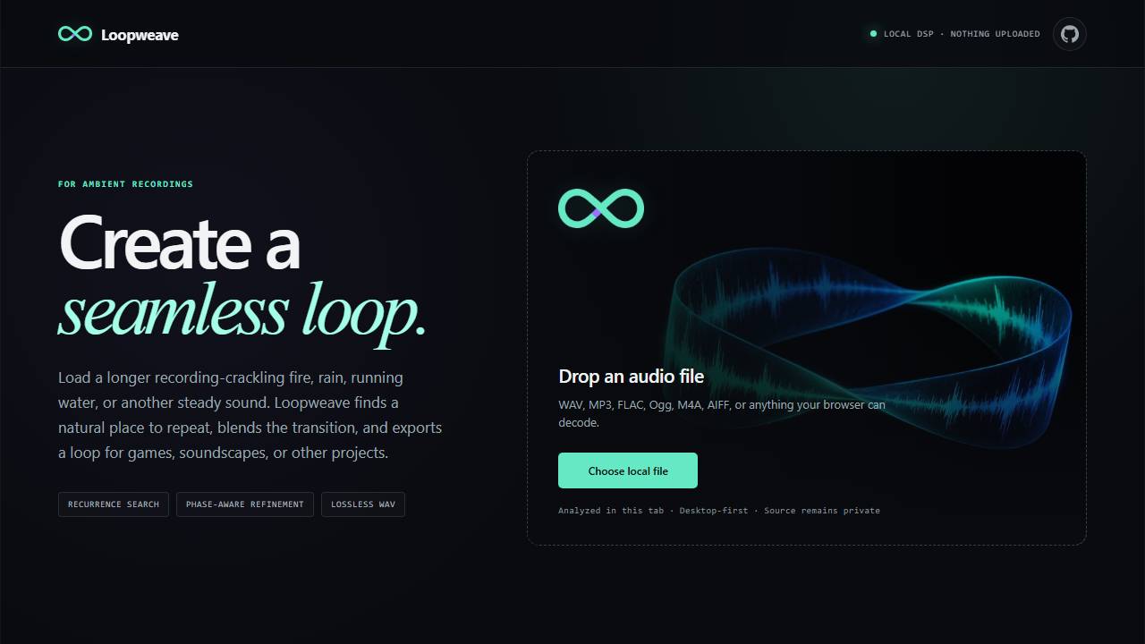 Loopweave screenshot