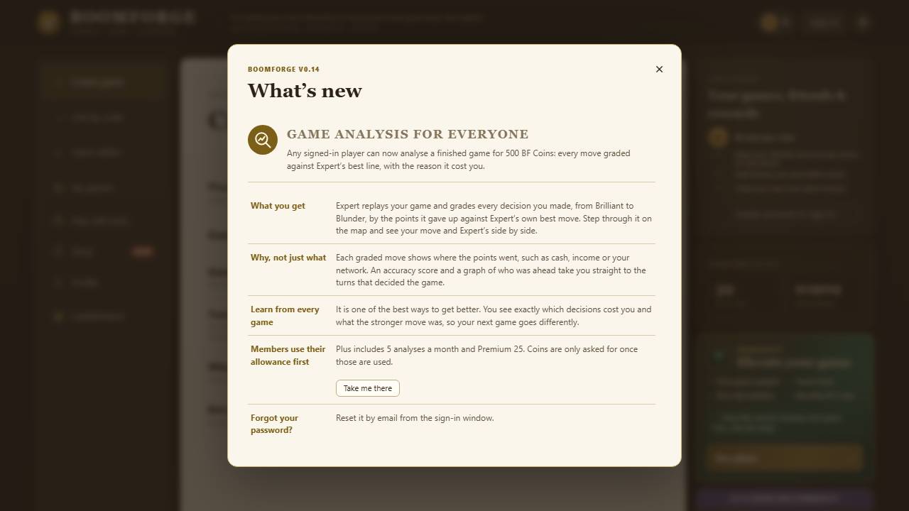 Boomforge screenshot