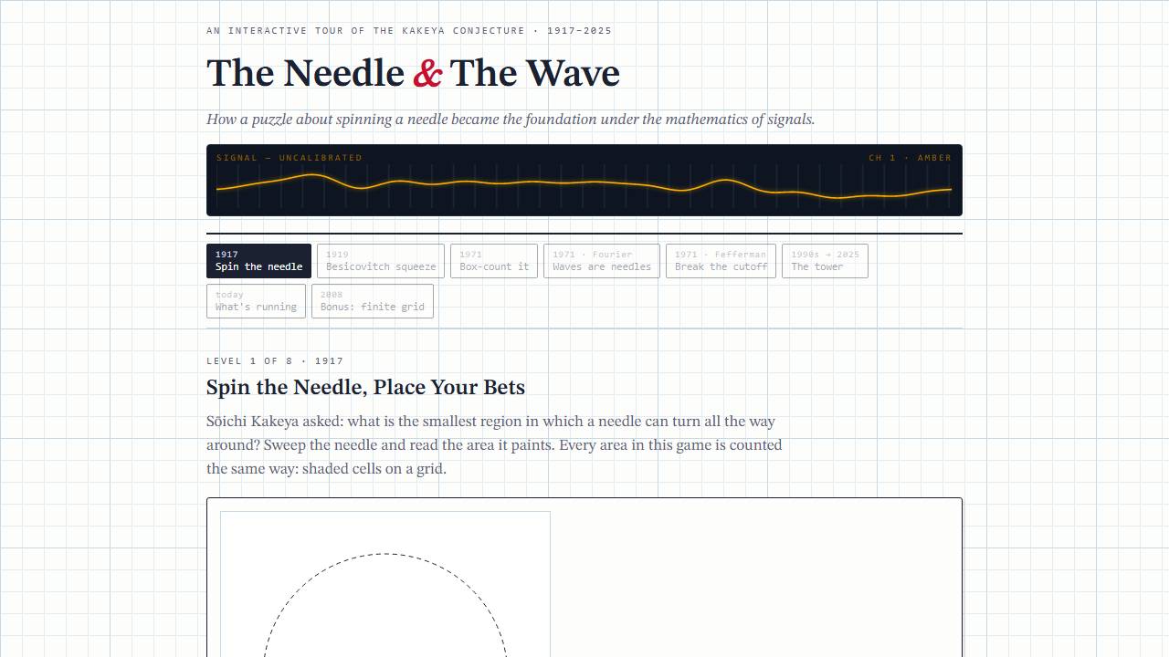 The Needle & The Wave screenshot