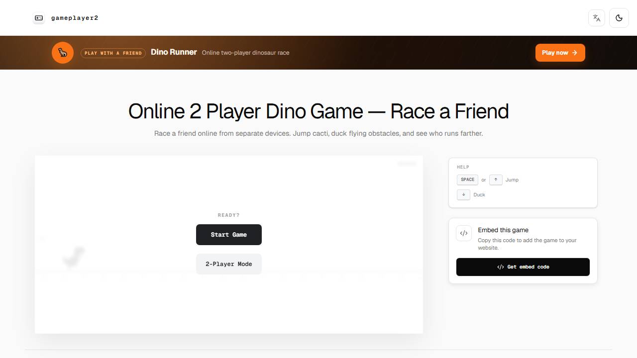 Dino Race screenshot