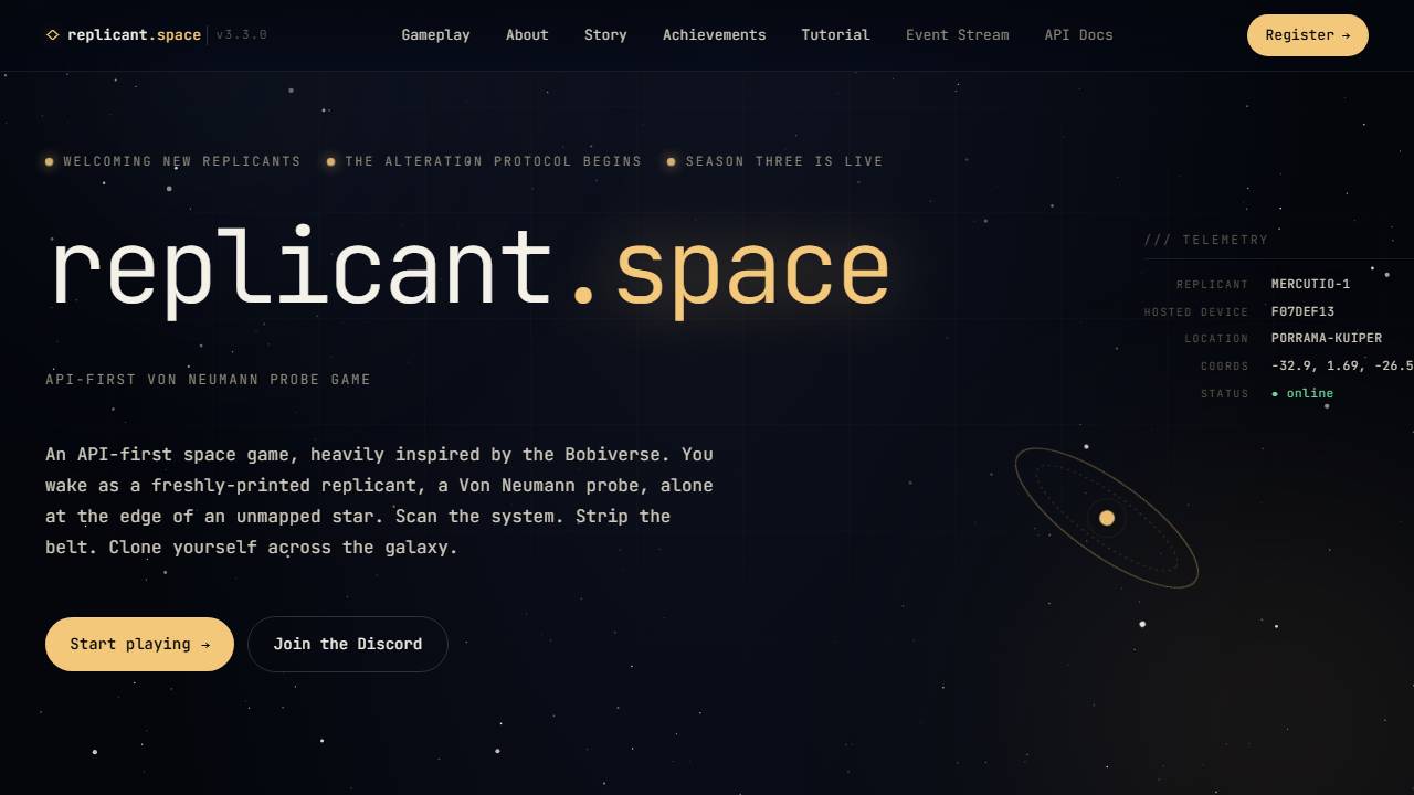 Replicant Space screenshot