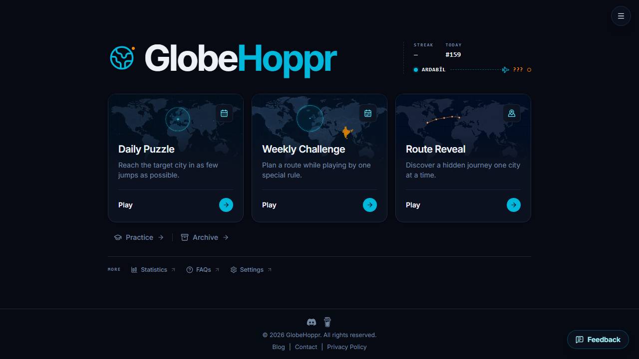 GlobeHoppr screenshot