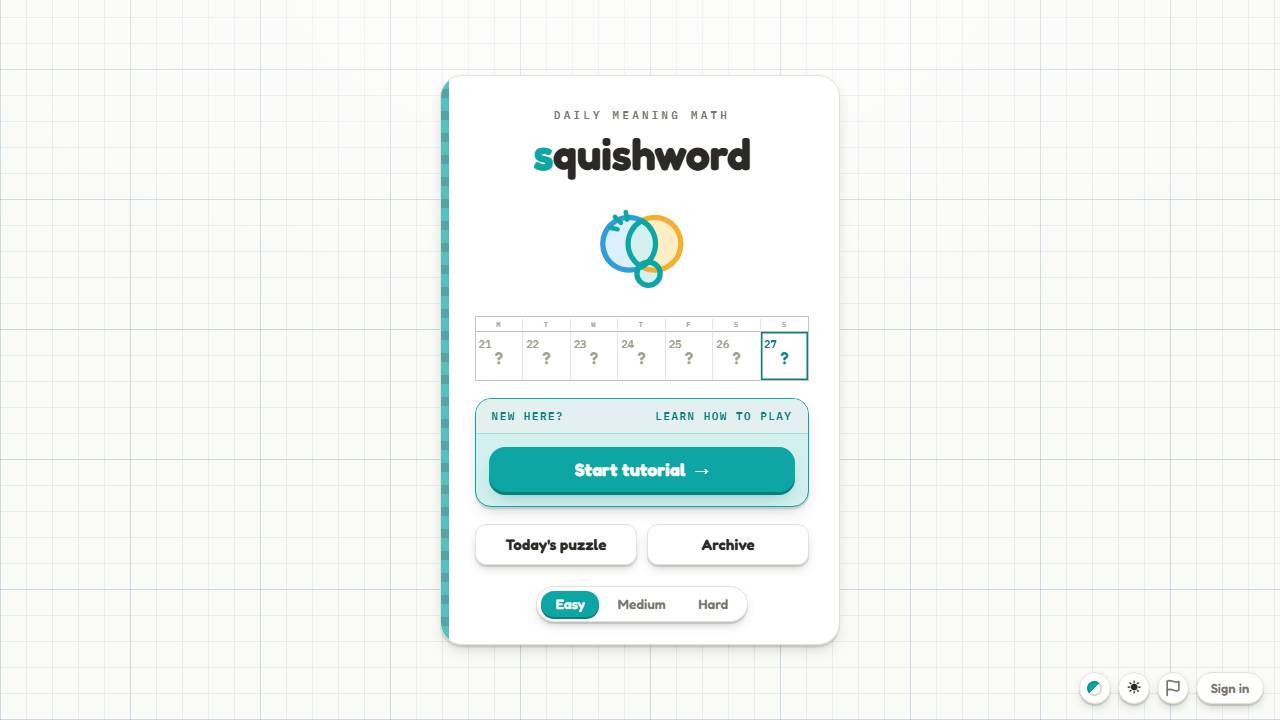 Squishword screenshot