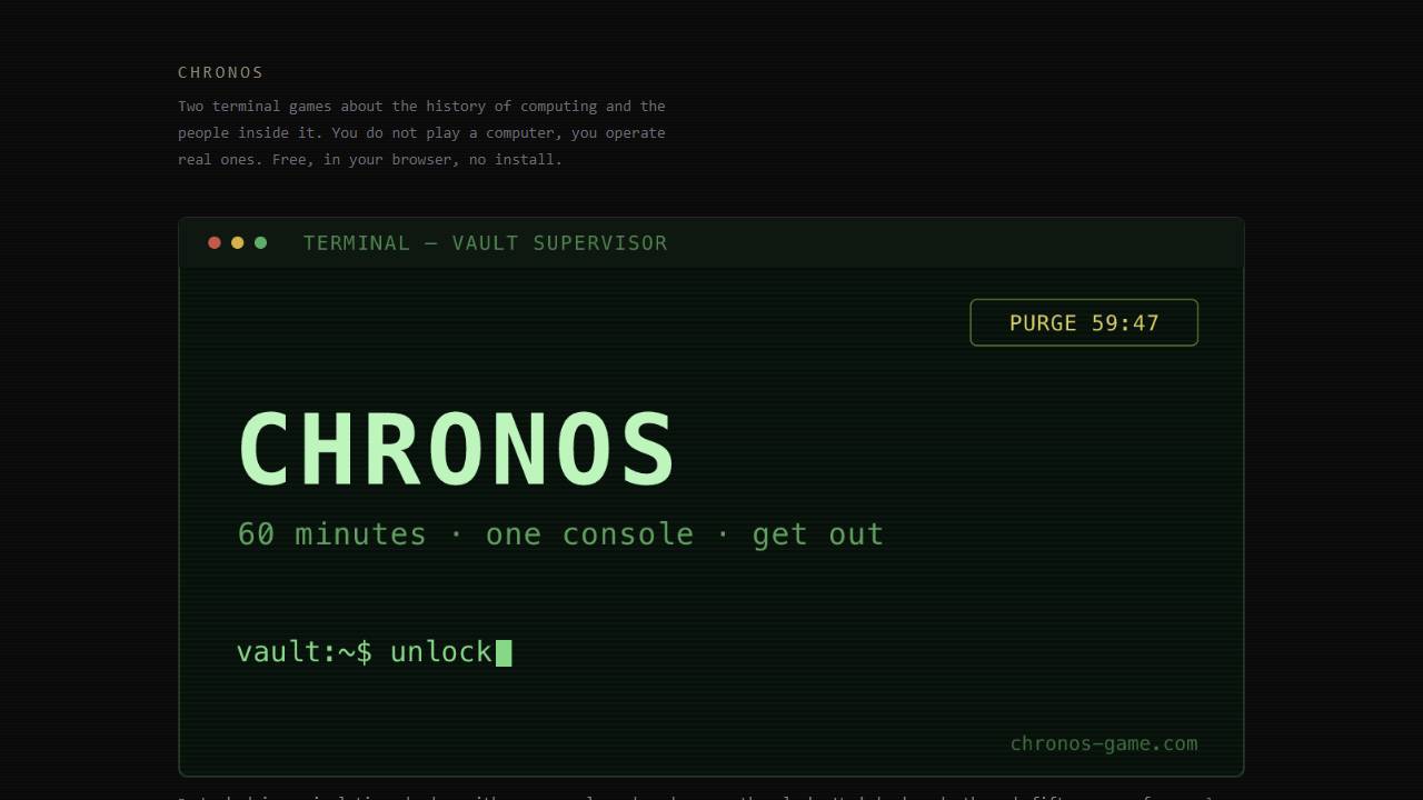Chronos I & II screenshot
