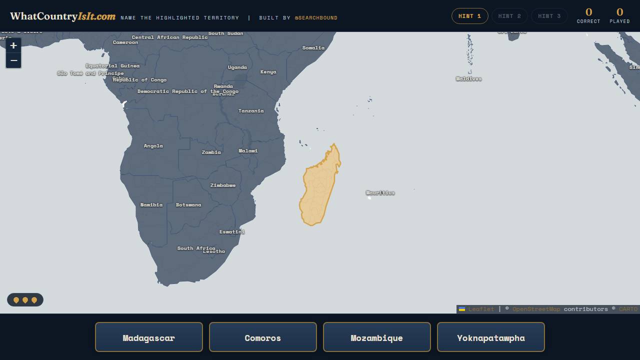 What Country Is It screenshot
