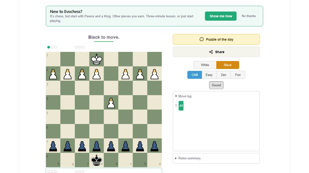EvoChess screenshot