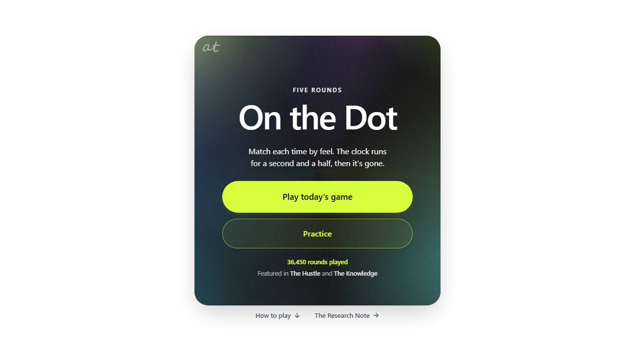 On the Dot screenshot