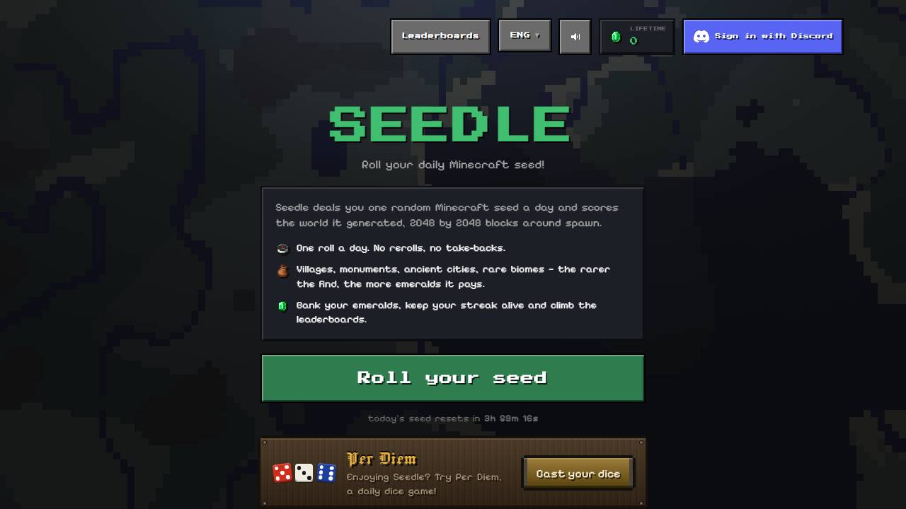 Seedle screenshot