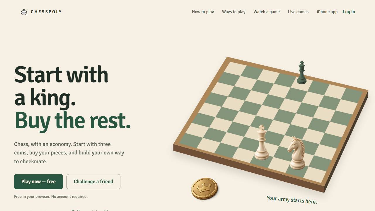 Chesspoly screenshot