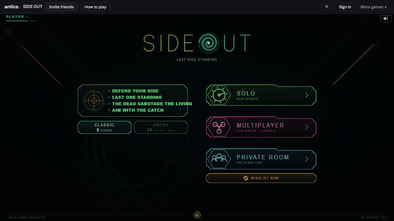 Side Out screenshot