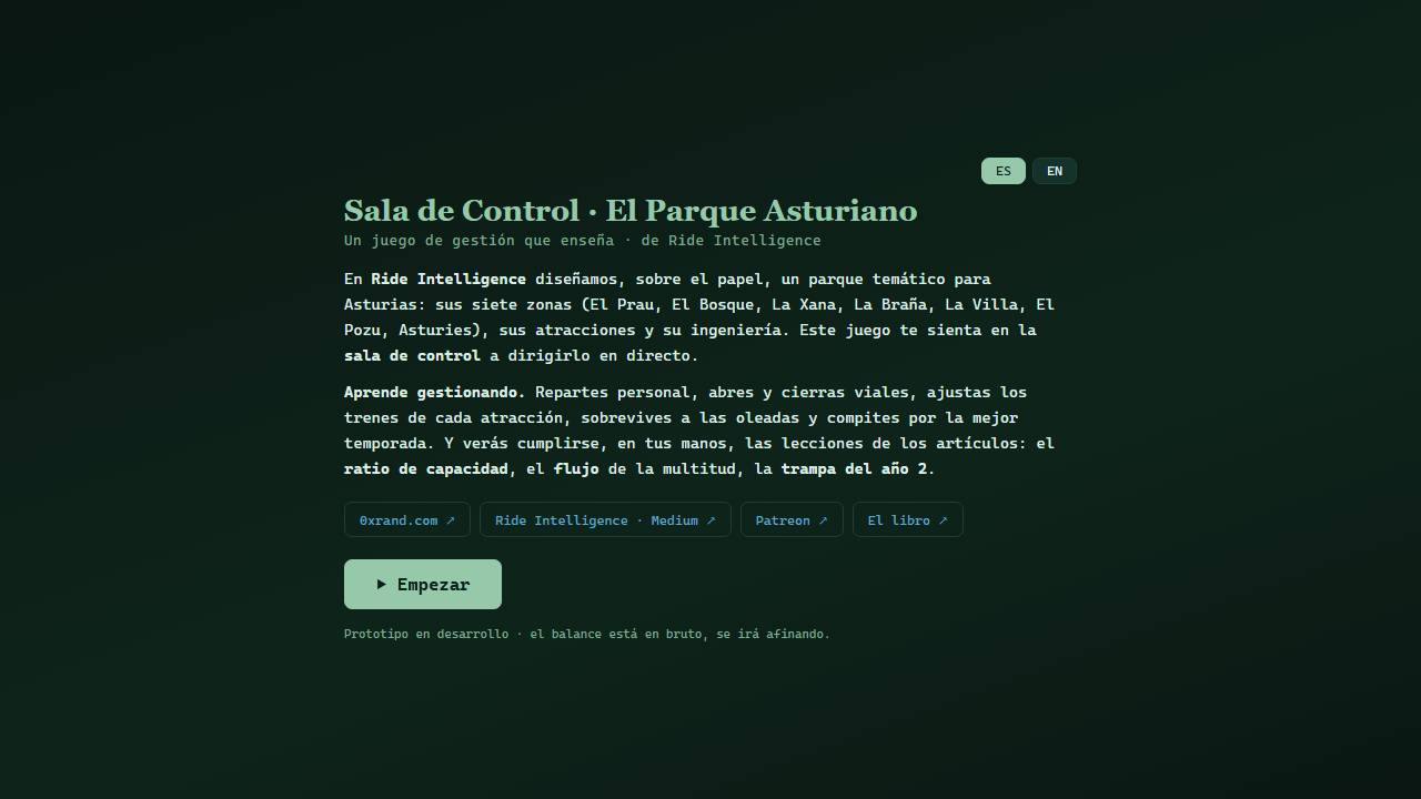 Sala de Control screenshot
