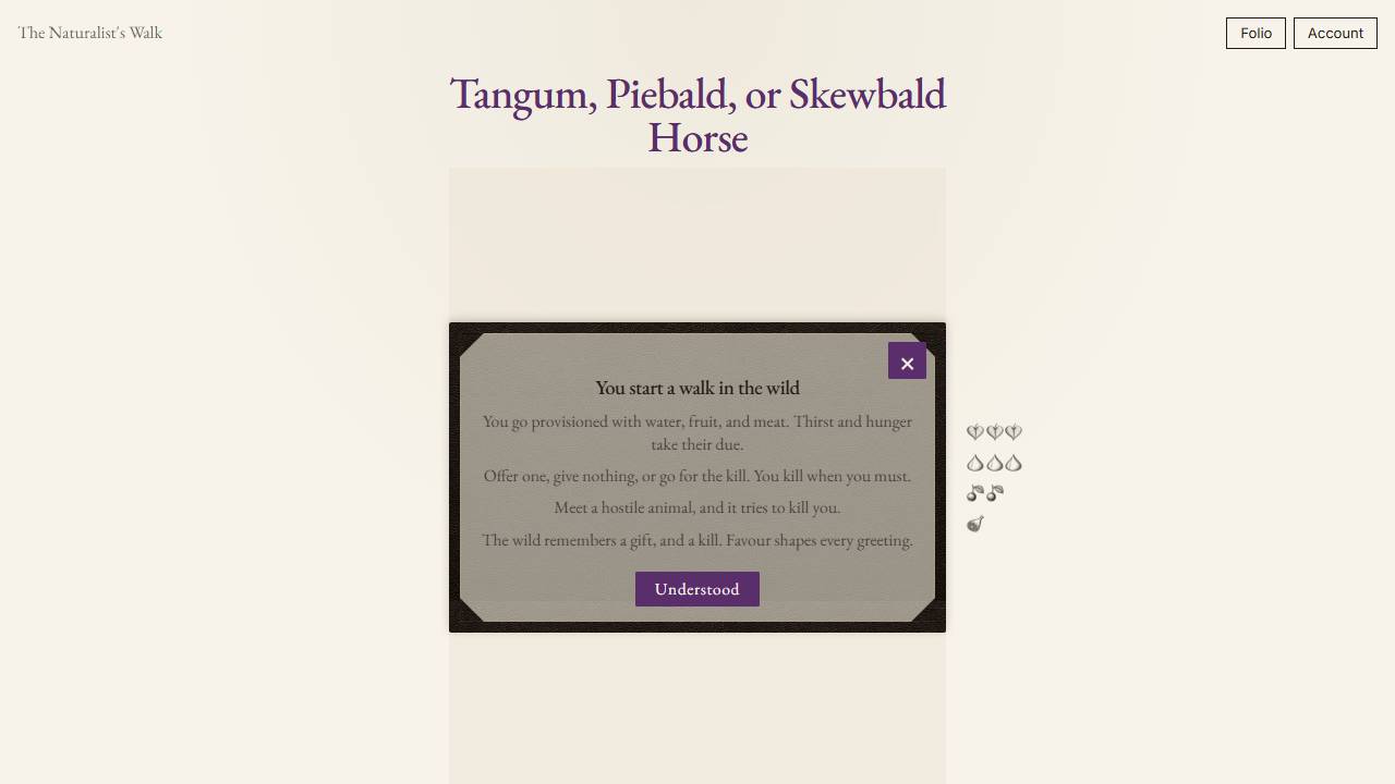 The Naturalist's Walk screenshot