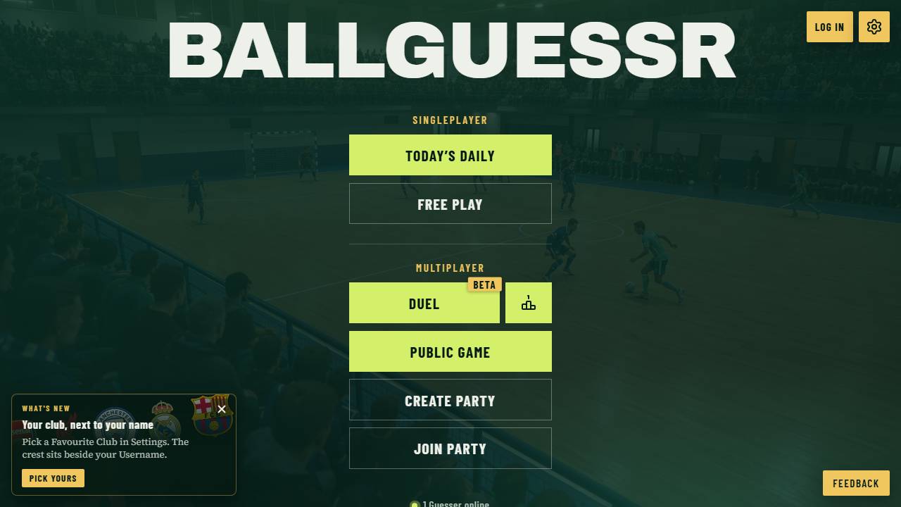 BallGuessr screenshot