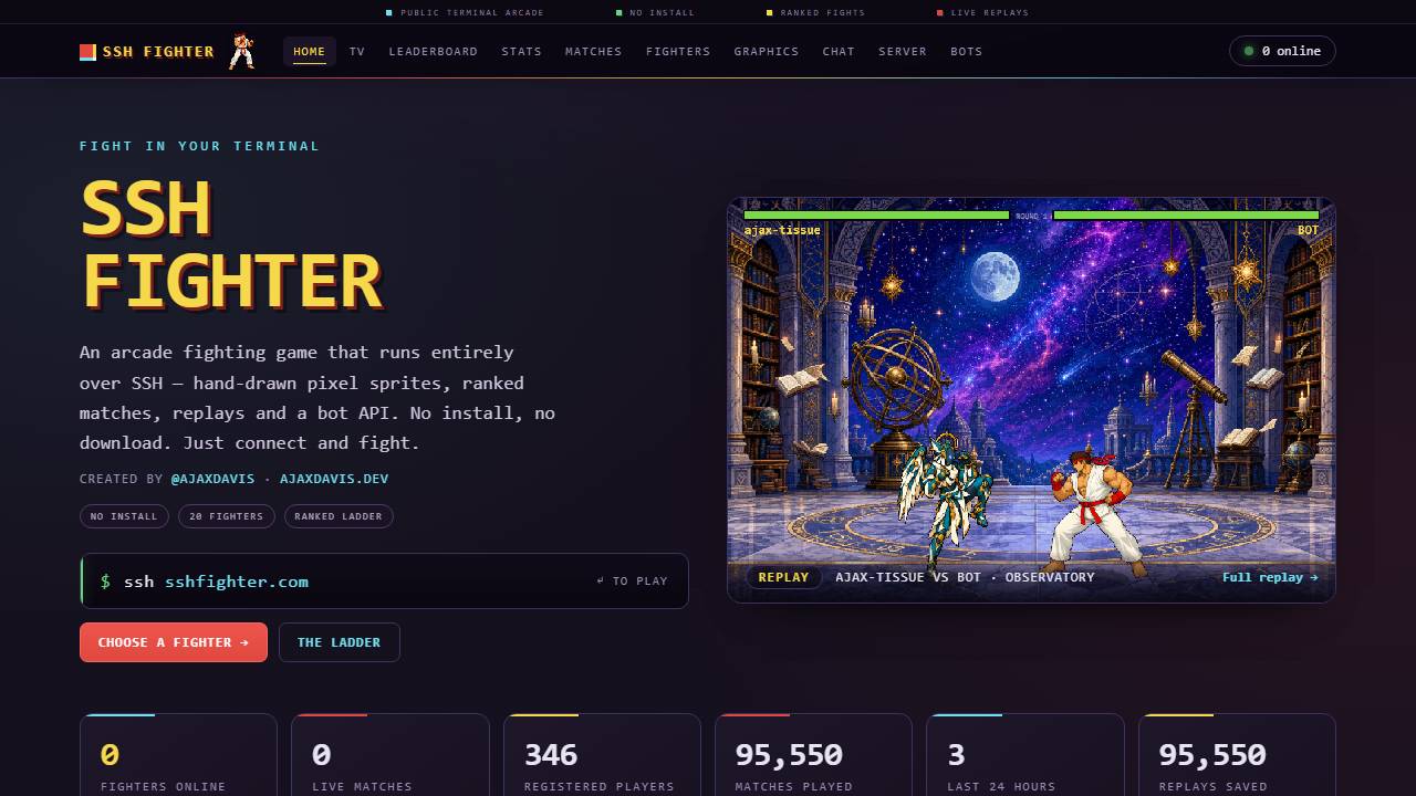 SSH Fighter screenshot